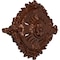 Ekena Millwork Antonio Ceiling Medallion, Hand-Painted Copper Penny, 35 7/8"W x 22 1/2"H x 4 3/8"P CM35X22ANCPS - alternate 5